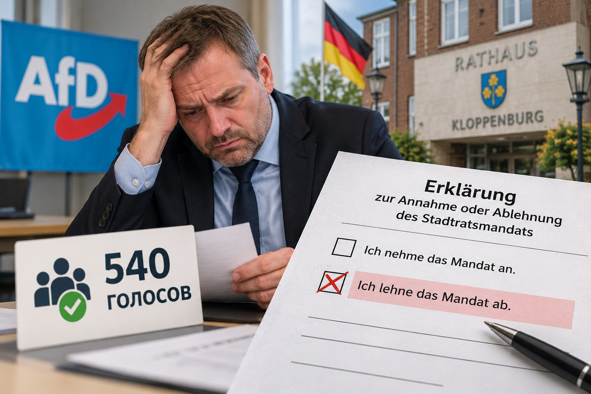Депутат выиграл выборы и случайно отказался от должности из-за одной ошибки

В Германии представитель партии «Альтернати