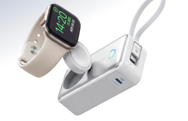 Пауэрбанк с экраном, кабелем и беспроводной зарядкой для Apple Watch. Представлен Anker MagGo

АКБ на 10 000 мА·ч оценил