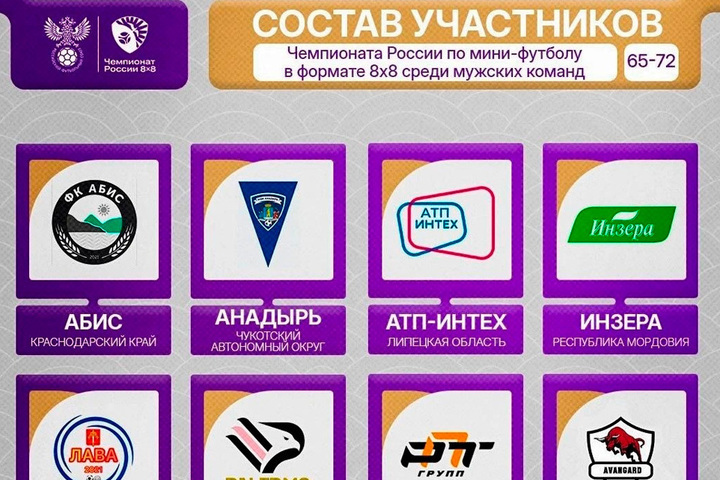 Липецкая команда впервые выступит на чемпионате России по мини-футболу 8×8

Команда «АТП‑Интех» представит Липецкую обла