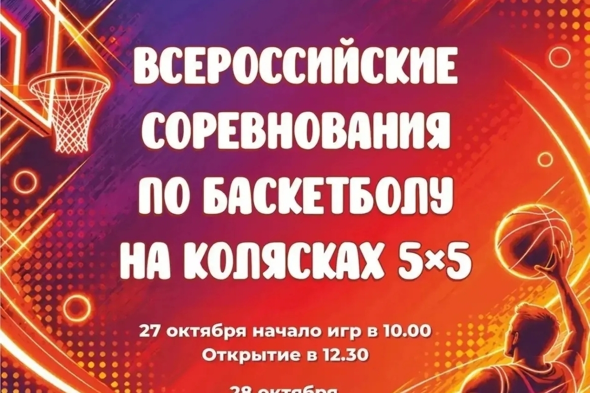 Смоленск примет Всероссийские соревнования по баскетболу на колясках

27 и 28 октября областной центр в шестой раз стане