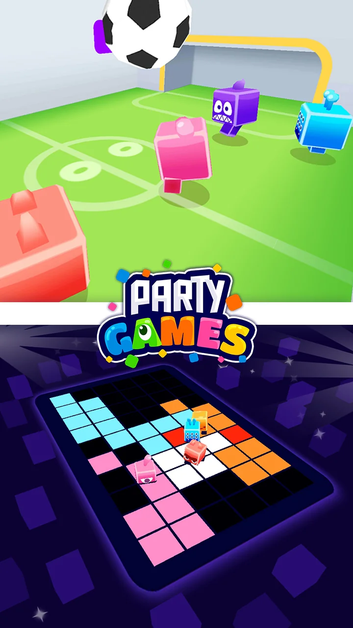 Party Games – мини-игры для 2 3 4 игроков 1.7.4

Party Games — коллекция многопользовательских игр для вечеринок с возмо