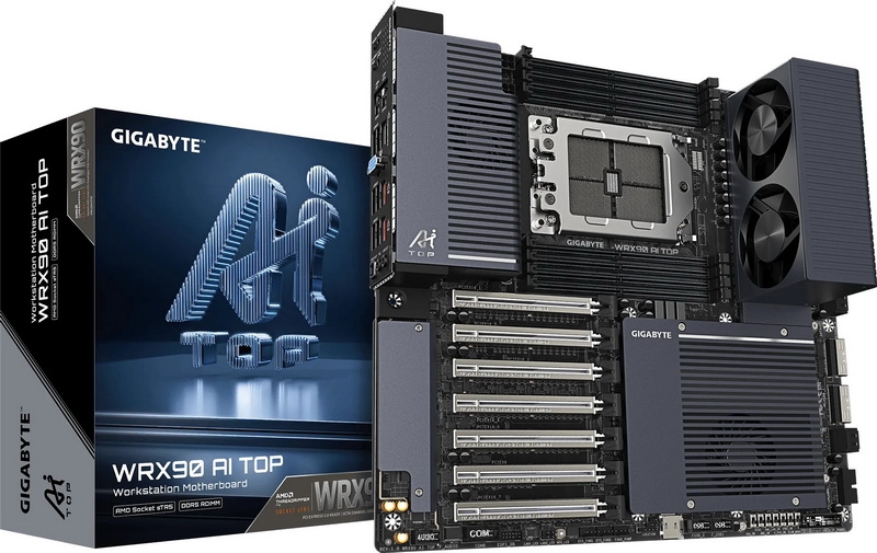 Девять видеокарт и до 2 Тбайт ОЗУ с обдувом: Gigabyte представила плату для Threadripper Pro

Компания Gigabyte опублико
