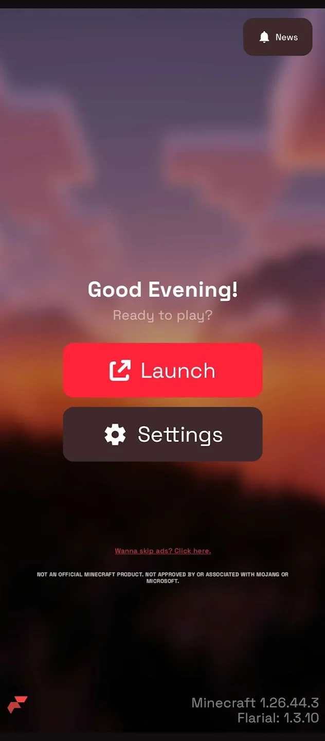 Flarial 1.4.21

Flarial — клиент для игры «Adventure» с запуском одним нажатием и полной настройкой в стиле ПК.