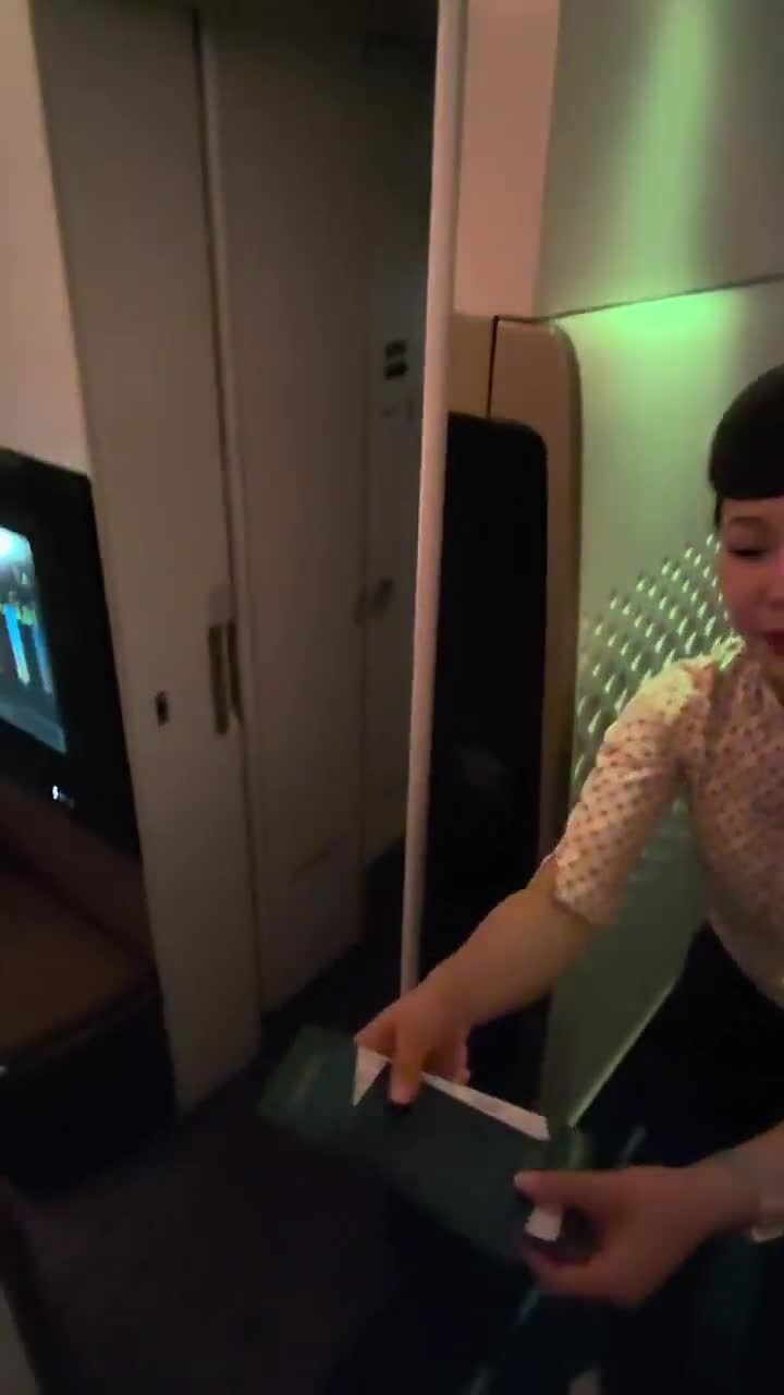Гостиная, спальня и душ на борту A380

В ролике — The Residence на Airbus A380 авиакомпании Etihad: отдельные апартамент