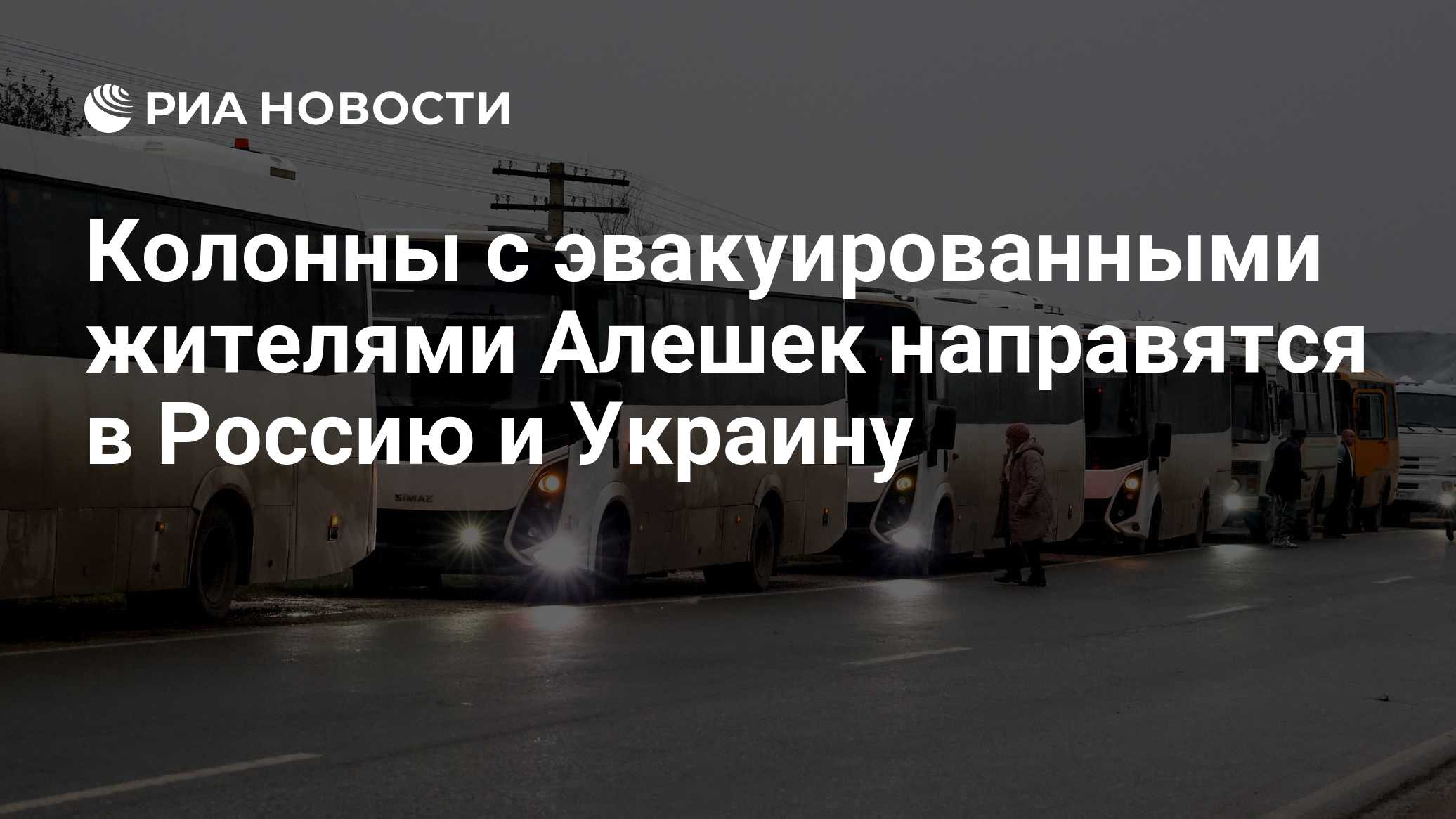 Колонны с эвакуированными жителями Алешек направятся в Россию и Украину

Краткий пересказ от РИА ИИ

Колонны с эвакуиров