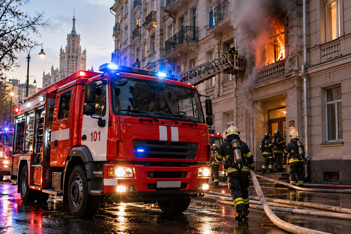 В доме, где жил Сергей Михалков в цeнтре Москвы, произошел пожар

Пожарные спасли четырёх человек, в том числе ребёнка, 