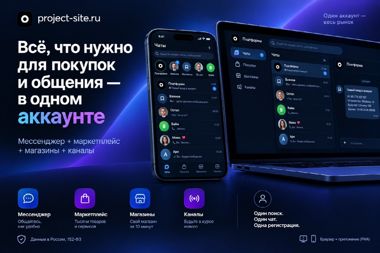 🚀 Запустил Платформу — то, чего не хватало.

Один аккаунт. Один поиск. Всё в одном месте.

▫️ Лента — как в соцсетях